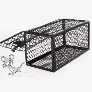 쥐틀 쥐망 자동 쥐잡기 잠금 철 쥐덫 쥐트랩 사각 퇴치기 그물망 포획망