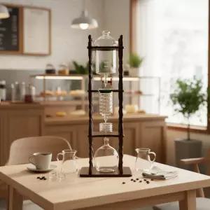 프랜드 워터드립 더치기구 25인용 카페 콜드부르 커피 드립포트 더치커피 추출 유리 드리퍼