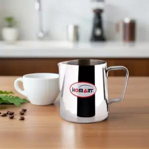 홈아트 스팀피쳐 150ml 우유 스팀피처 밀크저그 스테인레스 바리스타 스텐 라떼아트 도구