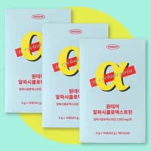 [셀러허브]원데이 알파시크로덱스트린 알파CD 데이즈온 14포 x 3박스 (S35776415)