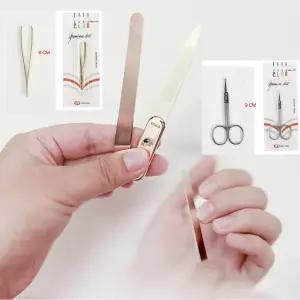 국산 777 골드 쪽집게 코가위 네일파일 손톱정리세트
