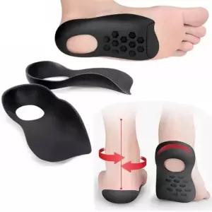 기능성 깔창 평발 아치 교정구 자세 교정 족저근막염 신발 군대 요족 인솔 (L/M사이즈)