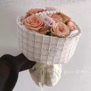 포장지 원단 패브릭 꽃다발 트위드 데코