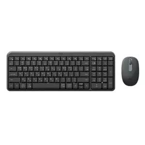 키스킨2장증정 로지텍 MK250 블루투스 키보드 마우스 세트 수신기 미포함 한글 블랙