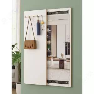 벽걸이 슬라이드 거울 인테리어 미러 수납걸이 좁은