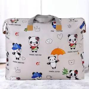 팬더 이불 수납가방 (특대)80x60 캠핑가방 물놀이가방 대형이불가방 낮잠가방 어린이집가방