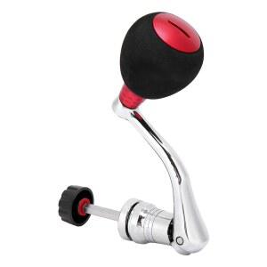 요수 블랙 플라스틱 낚시 릴 손잡이, 낚시용 회전식 손잡이 전동 교체용 방적 2 모델, 3가지 색상 옵션