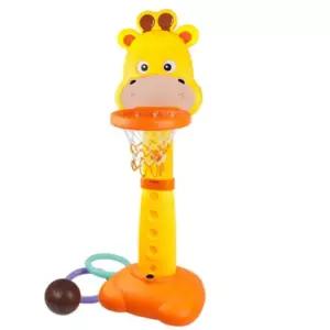 바니랜드 5in1 농구게임+키재기+공던지기+링게임+멜로디 기린농구대 장난감