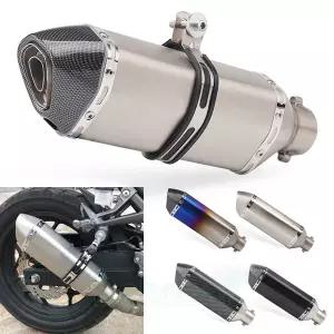 배기음튜닝 머플러 범용 바이크 오토바이 배기 스테인레스 스틸 파이프 이스케이프 수정 DB 킬러 혼다 호환