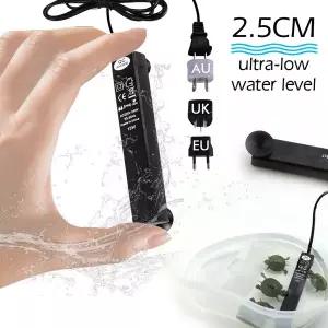 봉히터 온수히터 물데우기 어항 가열 로드 저수위 거북이 자동 일정한 수족관 온도 소형 미니 110-240V 15W