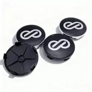 자동차휠캡 4개입 JDM 엔케이 레이싱 로고 엠블럼 배지 자동차 휠 센터 캡 68MM 63MM 허브 림 허브캡 커버