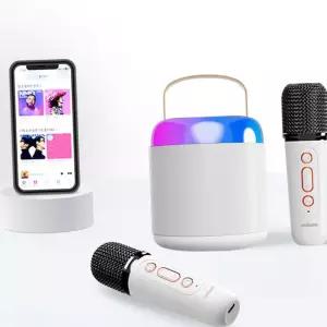 K61 블루투스듀얼 마이크 가정용 강의용 노래방 음성