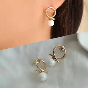 귀여운 세트 데일리 귀걸이 진주 여자 주 쥬 (WFJ5AEW)