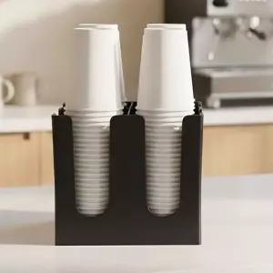 큰종이컵 디스펜서 테이크아웃 종이컵보관통 트레이