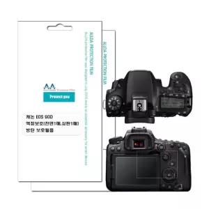 캐논 EOS 90D 호환용 액정보호 방탄필름 전면2 상판2 (WFJ4S9N)