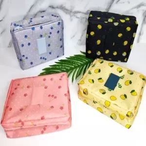 화장품파우치 대형 천 백인백 가방 핑크 (WFJPV93)