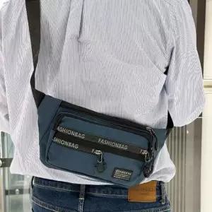 아웃도어 남자 힙색 네이비 남자힙색크로스백 슬링백 (WFK436Q)