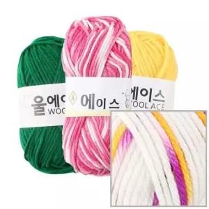 고품질 뜨개실 에이스 뜨개질 NO.486 털실 4개입 (WFJQMC9)