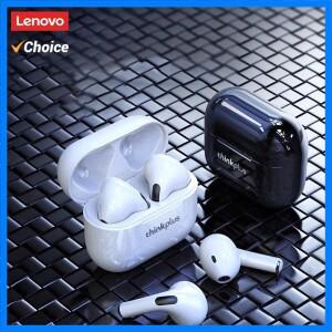 Choice Lenovo LP40 Bluetooth 이어폰 TWS 몰입형 사운드 HIFI 마이크 포함 무선 헤드폰 터치 컨트롤 HD 통