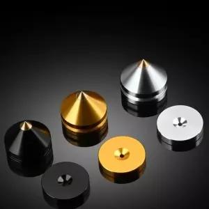 스피커 스파이크 받침대 다리 골드 로트당 스탠드 음향 실버