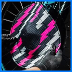 디스크 브레이크 커버 자전거 디스크 브레이크용 세척 가능한 보호 커버 2개 세트 - 오버스프레이 및 운송