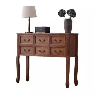 빈티지 원목 수납장 틈새 정리함 엔틱 가구 장식장