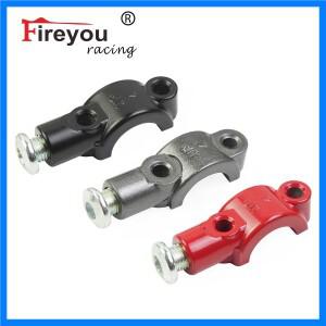 오토바이 자전거 브레이크 펌프 고정 시트 M8 M10 미러베이스 지원을위한 7/8 