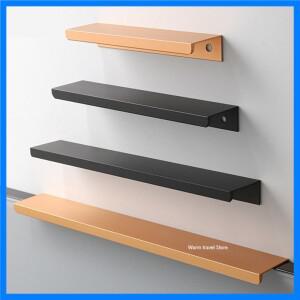 알루미늄 합금 가구 손잡이 확장 서랍 캐비닛 당기기 문 가장자리 손잡이 블랙 골드 옷장 서랍 당기기 찬장