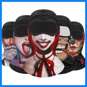 야외 선 스크린 발라크라바 오토바이 해골 페이스 마스크 빠른 건조 승마 헬멧 라이너 캡 독 스키 마스크 M