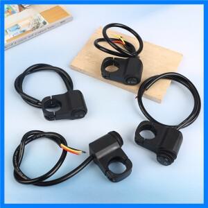 범용 오토바이 핸들 바 1/2 기어 3 웨이 스위치 ON OFF 미니 운전 라이트 헤드 라이트 스포트라이트 제어