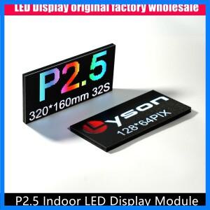 P2.5 실내 SMD 풀 컬러 LED 디스플레이 패널 모듈 12864 도트 매트릭스 1/32 스캔 도매