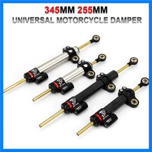 범용 오토바이 조정 가능한 스티어링 댐퍼 스태빌라이저 야마하 MT10 MT-07 MT09 ZX6R YZF R6 CBR650R CB10