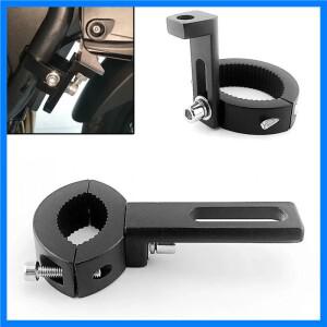 오토바이 헤드라이트 스포트라이트 마운트 브래킷 라이트 램프 거치대 조절 가능한 포크 마운트 클램프 램