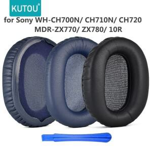 [호환품]KUTOU 교체 용 이어 패드 쿠션 소니호환 WH-CH700N CH710N 헤드폰 MDR-ZX770 ZX780 10R 수리 부품