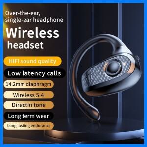 Z66 무선 이어후크 블루투스 헤드셋 비인이어 오픈형 싱글 이어 긴 수명 헤드폰 일반 스포츠 및 피트니스