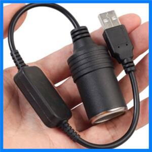 자동차 시가 라이터 소켓 USB 5V 12V 변환기 어댑터 유선 컨트롤러 플러그 커넥터 어댑터 자동 인테리어 액