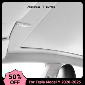 모델 주니퍼 일체형 자동차 선루프 선바이저 전동 내부 부품 쉐이드 접이식 선쉐이드