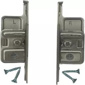 블룸 메타박스 서랍 전면 고정 브래킷 니켈 좌우 나사 장착 1쌍 ZSF.1700 R+L