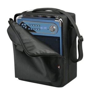 [미국배송] TXESIGN 무선 마이크 2개 노래방 기계 캐리어 홀더 먼지 케이스 PA 시스템용 어깨끈 액세서리 포켓이 있는 JYX 기계용 여행용 보호 가방