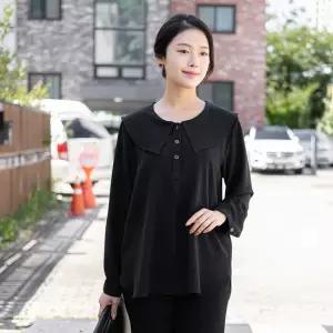 엄마옷 스판 긴팔 블라우스 1GHJ23614 중년여성 마담 60 70대  빅사이즈 할머니