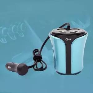 Coms차량용 멀티 시거잭 USB 2P DC 전압체크 기능 멀티시거잭 차량용중전기 충전기 고속충전 충전코드