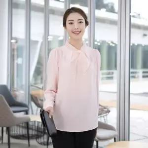 엄마옷 노방미니타이 블라우스 1GHJ23661 중년여성 마담 60 70대  빅사이즈 할머니