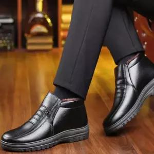 남성 겨울 유광 방한부츠 털부츠 털운동화 털슬립온 남성방한화 방한화 겨울털부츠 워커부츠 털신발