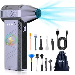CCV 압축 공기 더스터 - 키보드 및 PC 3 기어 청소용 150000RPM 전기 차량 가정용 충전식 무선 제트 드라이