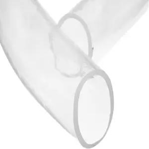 uxcell 투명 PVC 튜브 50mm ID x 58mm OD - 3피트 경량 비닐 호스 공기 오일 물 전달 수족관 관개용 유연