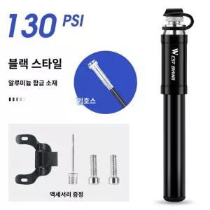 자전거펌프 공기주입기 드롭 130psi 풍선 휴대용