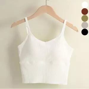 여성나시 브라캡 일체형 이너 민소매 탑 여름코디 5색 (WFJ72Z8)