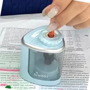 블루 컬러 연필깎이 사무실 학용품 입학 선물용 (WFK6B5I)