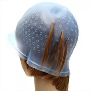 셀프 염색 헤어캡 탈색 발레아쥬 옴브레 작업 보조 모자 [co]