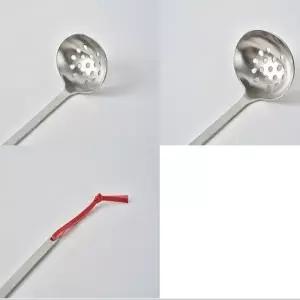 타공국자 타공 뜰채 건지기 국자 소 스텐 건지게 (WFK8X3X)